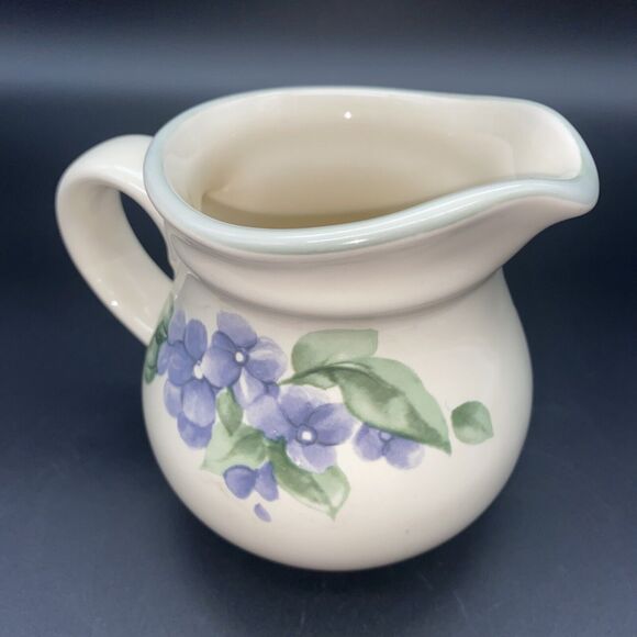 Pfaltzgraff Garden Party 4” Creamer Syrup Pitcher - Replacement Floral - Picture 5 of 14